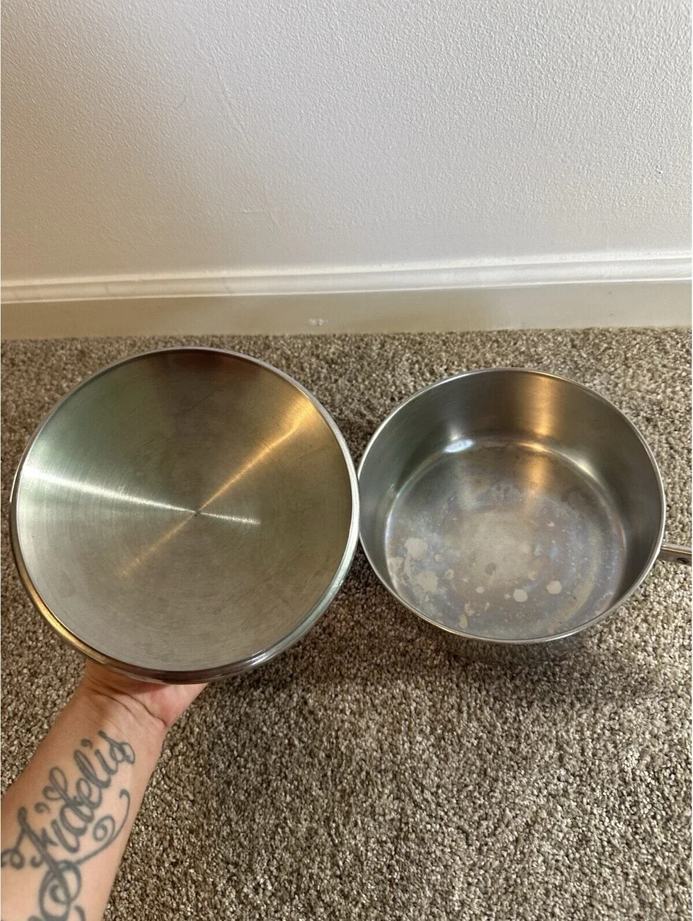 Vintage VTG Revere Ware Copper Bottom Sauce Pan 2 Quart With Lid